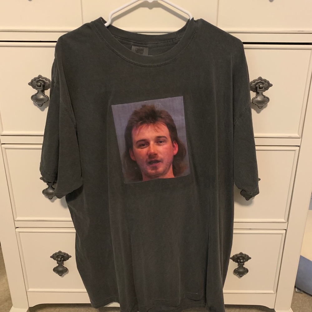 Comfort Colors Morgan Wallen Mugshot shirt